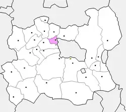 موقعیت بایان‌چاندمانی در نقشه