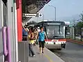 Transmetro in Talleres Station