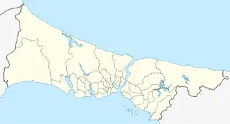 A map of Byzantine Istanbul.