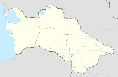 معدنلی در ترکمنستان واقع شده