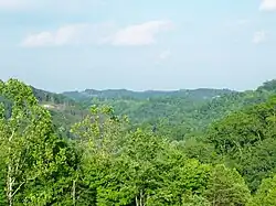 Mountain top view of Tutor Key