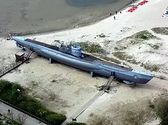 The U-995, the last remaining Type VIIC/41 U-boat and sister to the U-1105