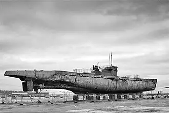 U-534 at Birkenhead Docks