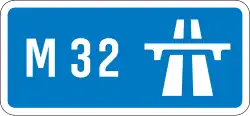 M32 motorway shield