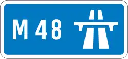 M48 motorway shield