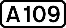 A109 road shield