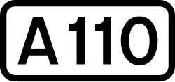 A110 road shield
