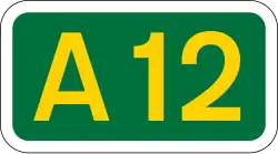 A12 road shield