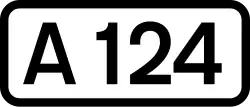 A124 road shield