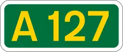 A127 road shield