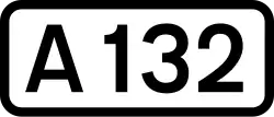 A132 road shield