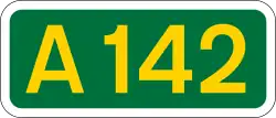 A142 road shield