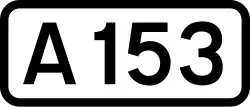A153 road shield