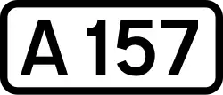 A157 road shield