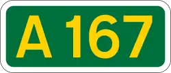 A167 road shield