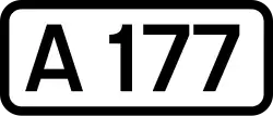A177 road shield