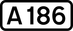 A186 road shield