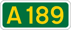 A189 road shield