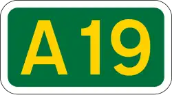 A19 road shield