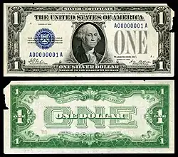 $1 (Fr.1600)جرج واشینگتن