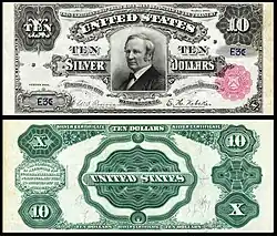 $10 (Fr.298)توماس ای. هندریکس