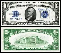 $10 (Fr.1701)الکساندر همیلتون