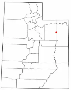 Location of Ballard, Utah