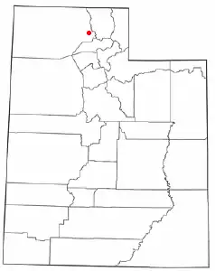 Location of Brigham City, Utah