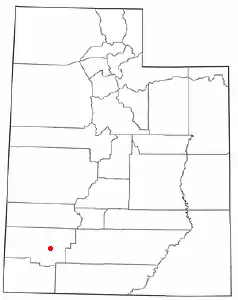 Location of Enoch, Utah