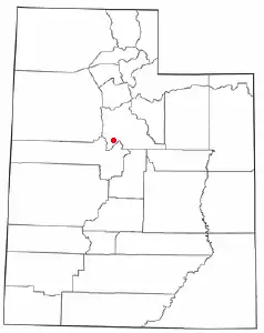 Location of Goshen, Utah