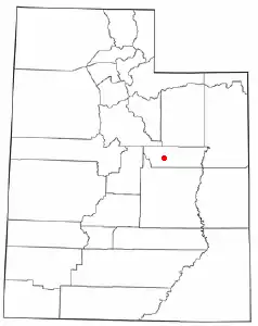Location of Price, Utah