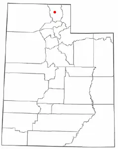 Location of Providence, Utah