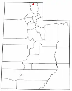 Location of Richmond, Utah
