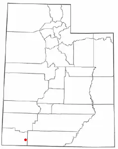 Location of Springdale, Utah