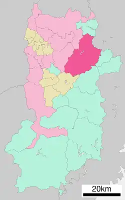 موقعیت Uda در استان نارا