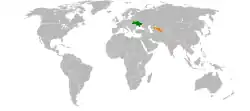 نقشهٔ مکان‌نمای اوکراین و ازبکستان