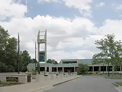 The Upper Arlington Municipal Services Center functions as the seat of city government as well as police headquarters