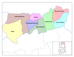 ناحیههای استان شرق علیا، Dagbon