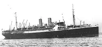 The USS "Zeppelin" while underway
