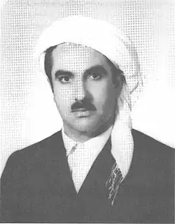 نگاره‌ای از محمد ربیعی در جوانی