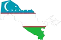 فلگ مپ ازبکستان