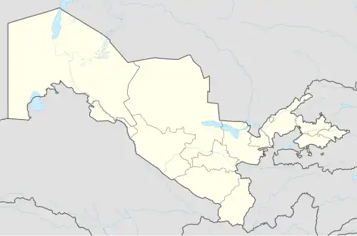 چوست در ازبکستان واقع شده