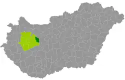 موقعیت ناحیه وارپالوتا در نقشه