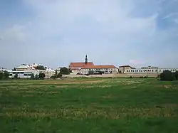 Valdice viewed from the south