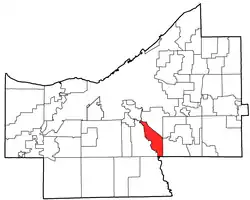 Location of Valley View in شهرستان کویاهوگا، اوهایو