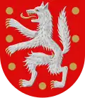 نشان خانوادگی (Coat of arms) شهرداری والتی‌مو (Valtimo) در فنلاند.