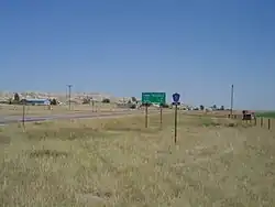 Van Tassell from Hwy 20