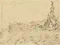 نقاشی قلم‌نی، نگهداری‌شده در موزه ون گوگ در آمستردام (F1538)