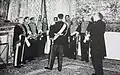 دیدار اعضای کابینه  محمد مصدق با محمدرضا شاه
