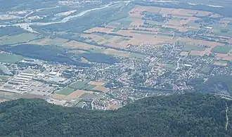 Vue de Varces-Allières-et-Risset depuis le Pic St Michel.